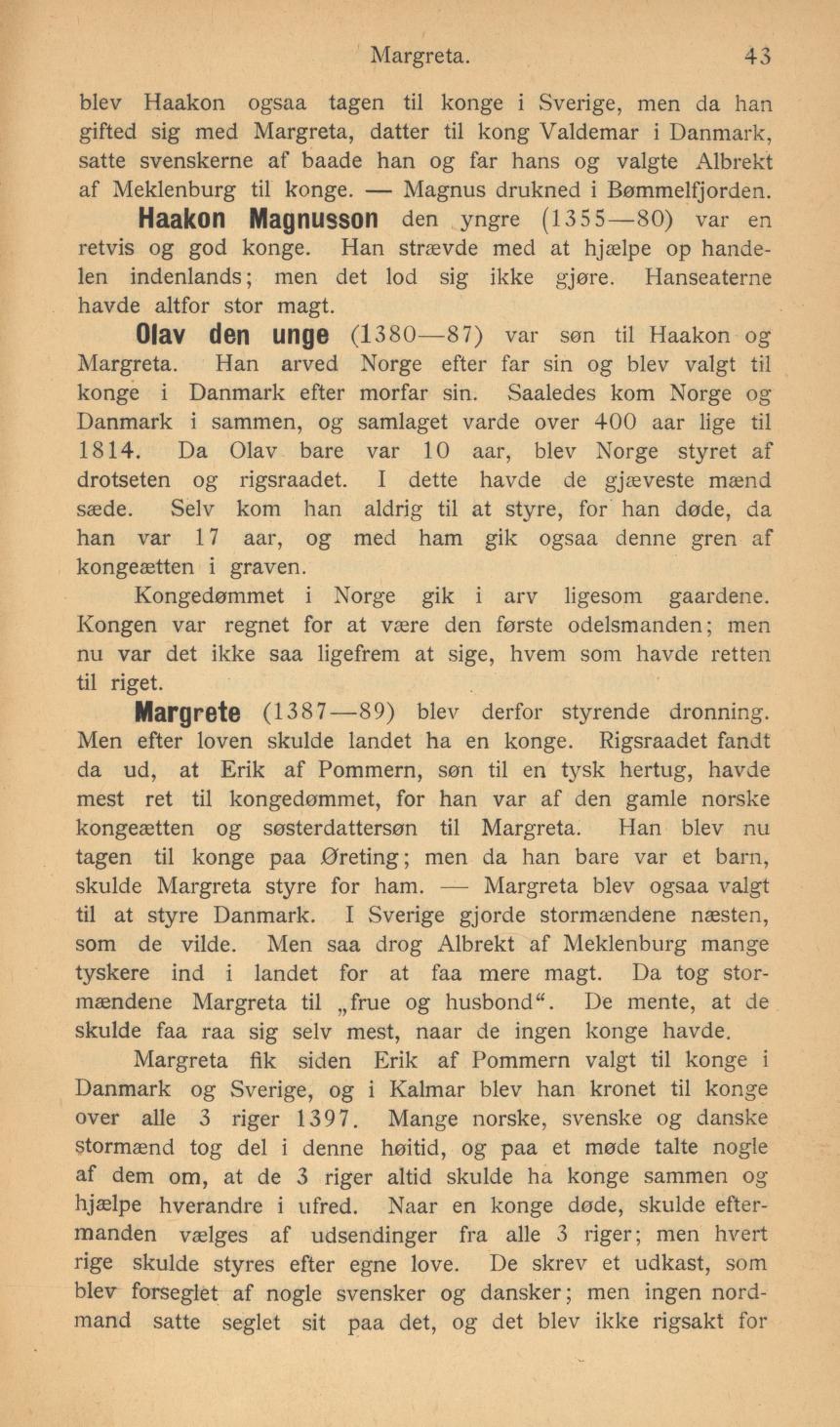 Skann 45 av Norges historie for folkeskolen (1895)