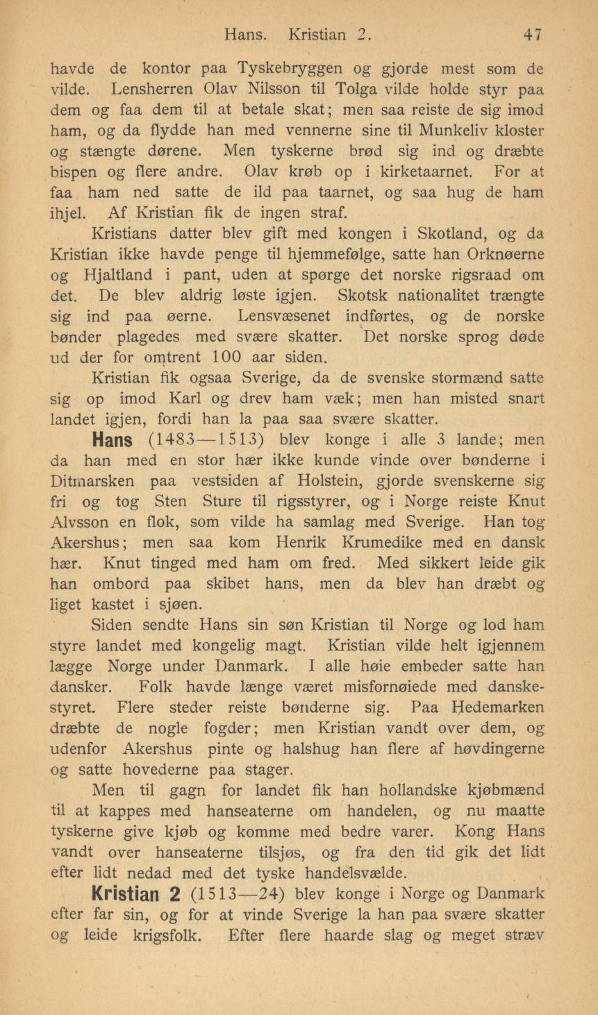 Skann 49 av Norges historie for folkeskolen (1895)