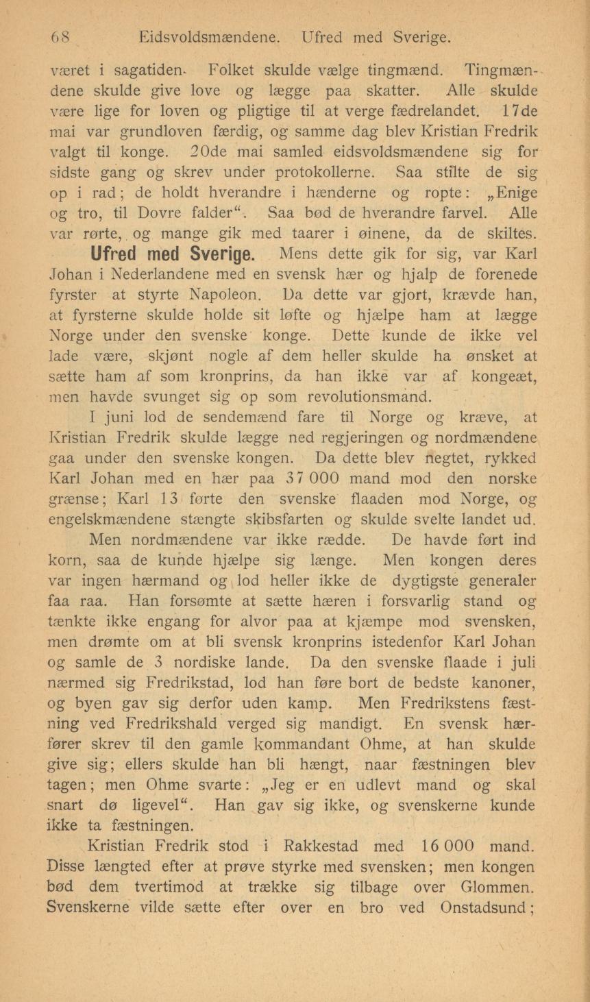 Skann 70 av Norges historie for folkeskolen (1895)