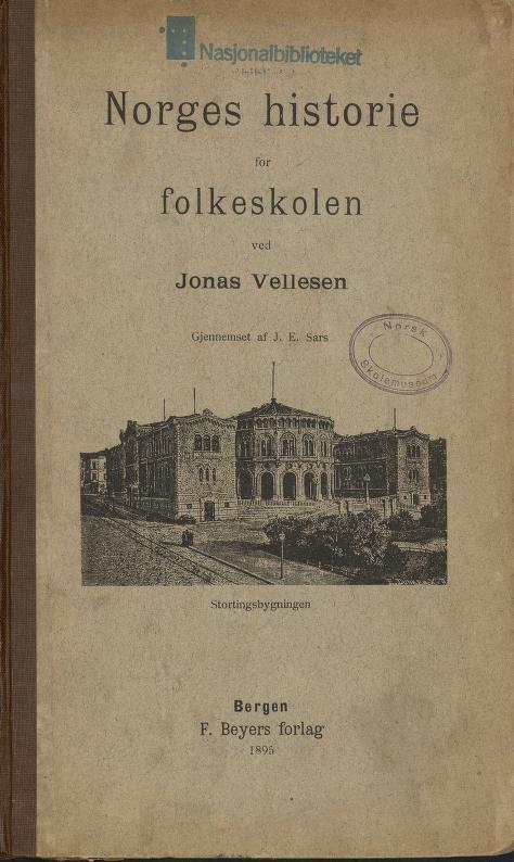 Skann 1 av Norges historie for folkeskolen (1895)