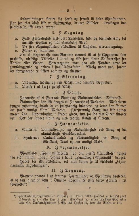Skann 13 av Undervisningsplan 1890