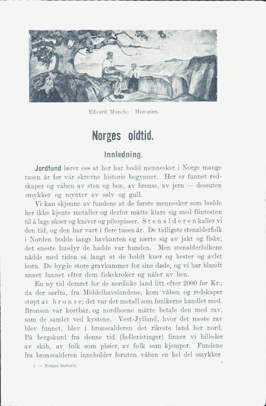 Skann 7 av Norges historie : med viktigere avsnitt av Danmarks og Sveriges historie. For middelskoler og ungdomsskoler (1930)