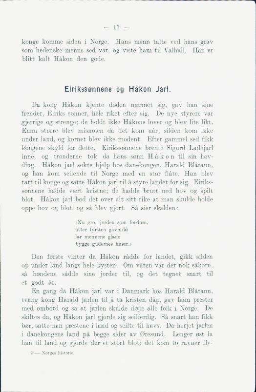 Skann 23 av Norges historie : med viktigere avsnitt av Danmarks og Sveriges historie. For middelskoler og ungdomsskoler (1930)
