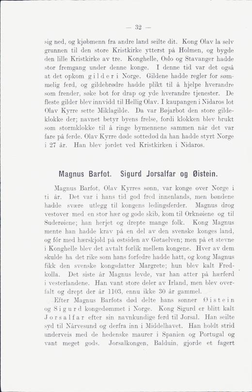 Skann 38 av Norges historie : med viktigere avsnitt av Danmarks og Sveriges historie. For middelskoler og ungdomsskoler (1930)