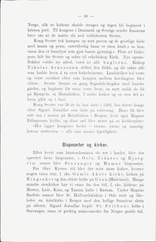 Skann 46 av Norges historie : med viktigere avsnitt av Danmarks og Sveriges historie. For middelskoler og ungdomsskoler (1930)