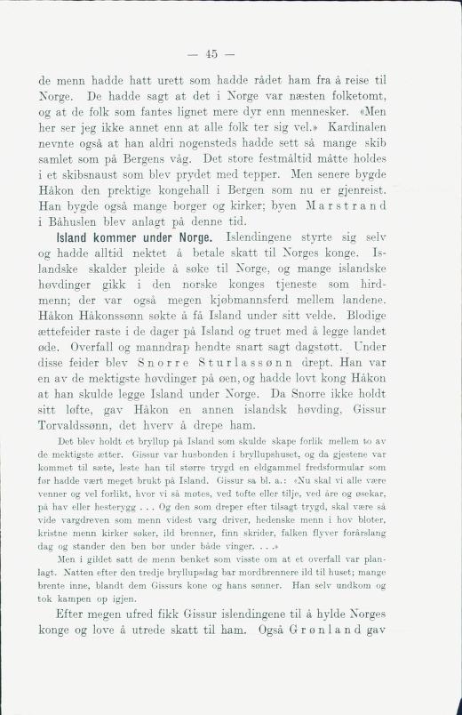 Skann 51 av Norges historie : med viktigere avsnitt av Danmarks og Sveriges historie. For middelskoler og ungdomsskoler (1930)