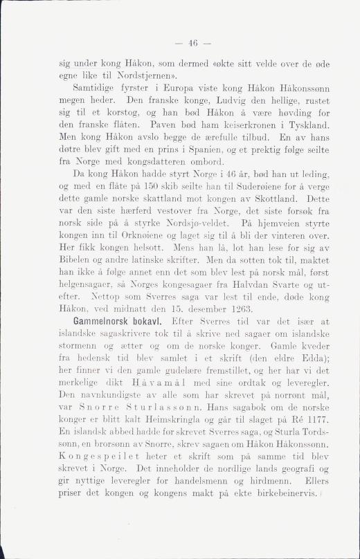 Skann 52 av Norges historie : med viktigere avsnitt av Danmarks og Sveriges historie. For middelskoler og ungdomsskoler (1930)