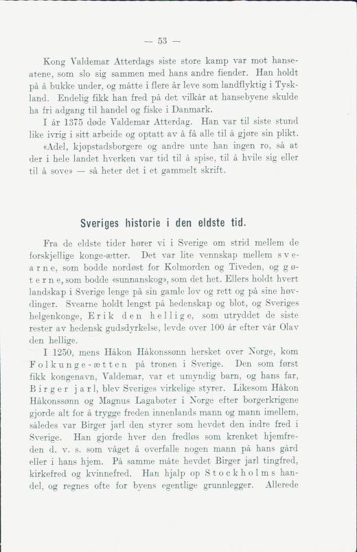 Skann 59 av Norges historie : med viktigere avsnitt av Danmarks og Sveriges historie. For middelskoler og ungdomsskoler (1930)