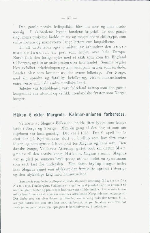 Skann 63 av Norges historie : med viktigere avsnitt av Danmarks og Sveriges historie. For middelskoler og ungdomsskoler (1930)