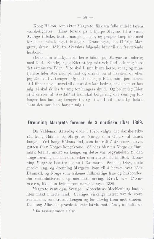 Skann 64 av Norges historie : med viktigere avsnitt av Danmarks og Sveriges historie. For middelskoler og ungdomsskoler (1930)