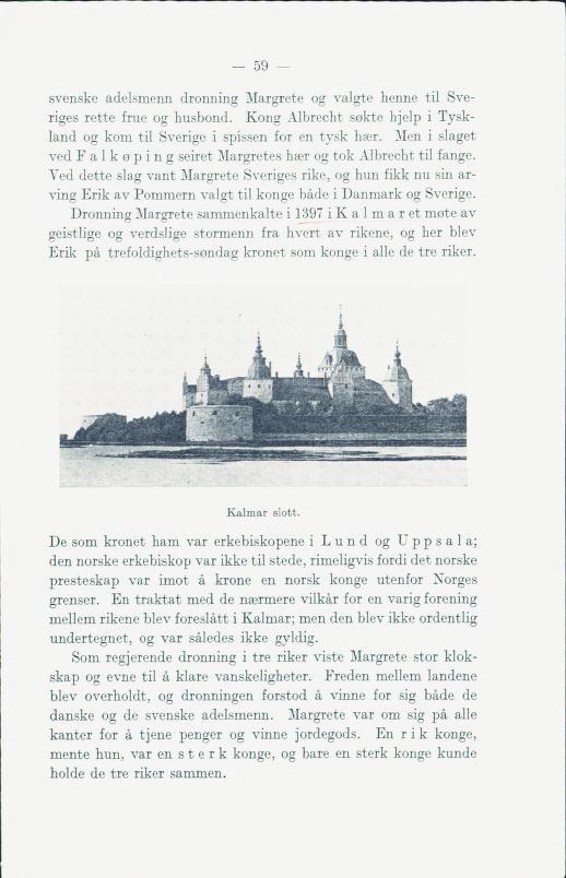 Skann 65 av Norges historie : med viktigere avsnitt av Danmarks og Sveriges historie. For middelskoler og ungdomsskoler (1930)