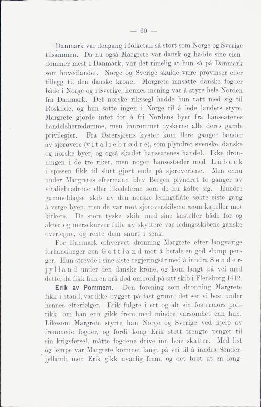 Skann 66 av Norges historie : med viktigere avsnitt av Danmarks og Sveriges historie. For middelskoler og ungdomsskoler (1930)