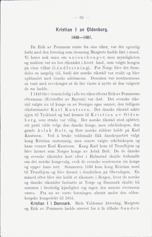 Skann 68 av Norges historie : med viktigere avsnitt av Danmarks og Sveriges historie. For middelskoler og ungdomsskoler (1930)