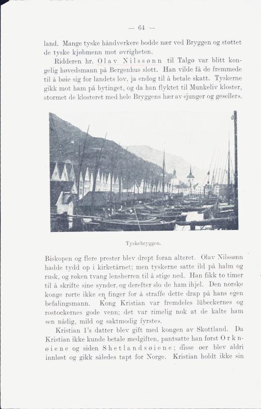 Skann 70 av Norges historie : med viktigere avsnitt av Danmarks og Sveriges historie. For middelskoler og ungdomsskoler (1930)