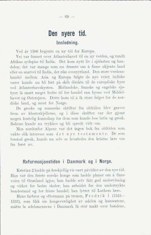 Skann 75 av Norges historie : med viktigere avsnitt av Danmarks og Sveriges historie. For middelskoler og ungdomsskoler (1930)