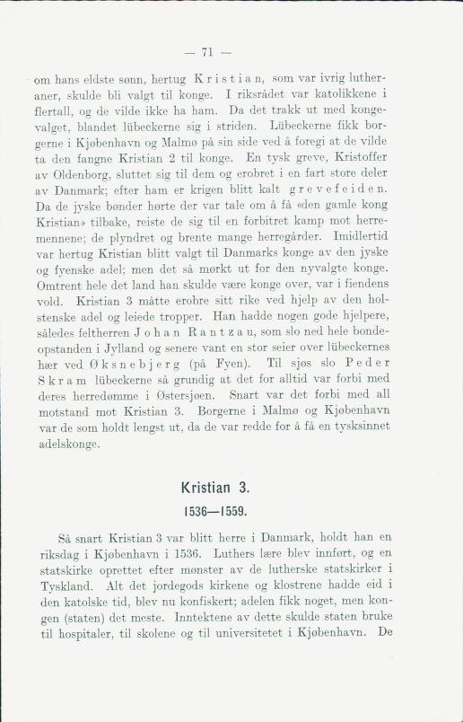 Skann 77 av Norges historie : med viktigere avsnitt av Danmarks og Sveriges historie. For middelskoler og ungdomsskoler (1930)