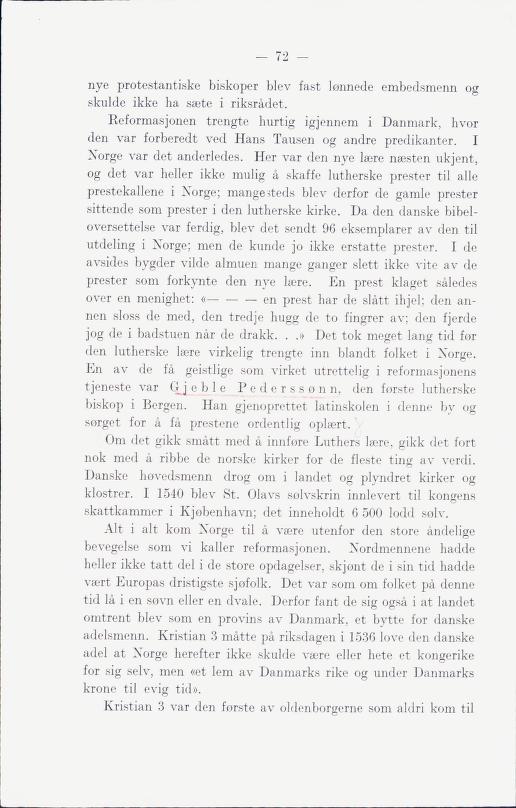 Skann 78 av Norges historie : med viktigere avsnitt av Danmarks og Sveriges historie. For middelskoler og ungdomsskoler (1930)
