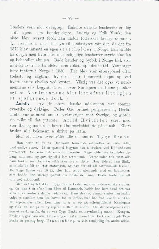 Skann 85 av Norges historie : med viktigere avsnitt av Danmarks og Sveriges historie. For middelskoler og ungdomsskoler (1930)