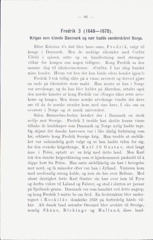 Skann 92 av Norges historie : med viktigere avsnitt av Danmarks og Sveriges historie. For middelskoler og ungdomsskoler (1930)