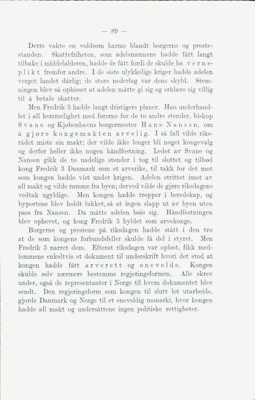 Skann 95 av Norges historie : med viktigere avsnitt av Danmarks og Sveriges historie. For middelskoler og ungdomsskoler (1930)