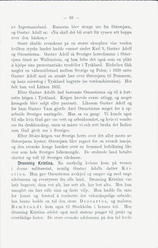 Skann 99 av Norges historie : med viktigere avsnitt av Danmarks og Sveriges historie. For middelskoler og ungdomsskoler (1930)