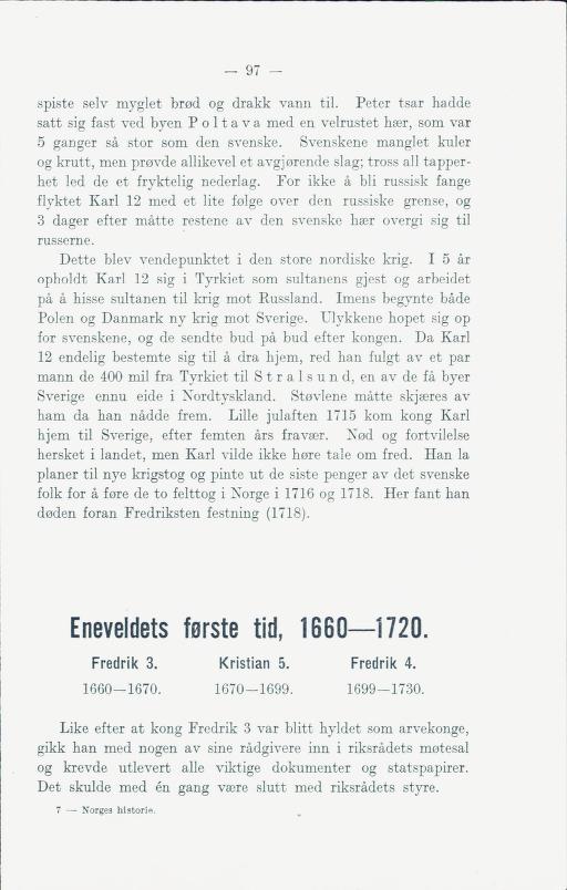 Skann 103 av Norges historie : med viktigere avsnitt av Danmarks og Sveriges historie. For middelskoler og ungdomsskoler (1930)