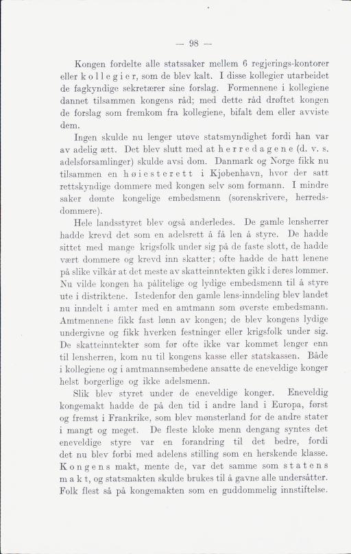 Skann 104 av Norges historie : med viktigere avsnitt av Danmarks og Sveriges historie. For middelskoler og ungdomsskoler (1930)