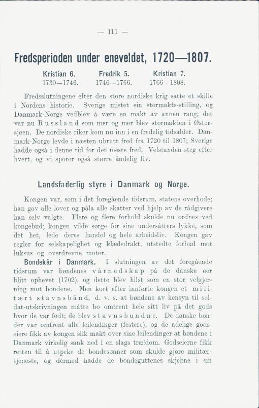 Skann 117 av Norges historie : med viktigere avsnitt av Danmarks og Sveriges historie. For middelskoler og ungdomsskoler (1930)