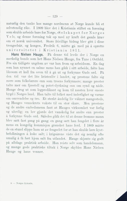 Skann 135 av Norges historie : med viktigere avsnitt av Danmarks og Sveriges historie. For middelskoler og ungdomsskoler (1930)