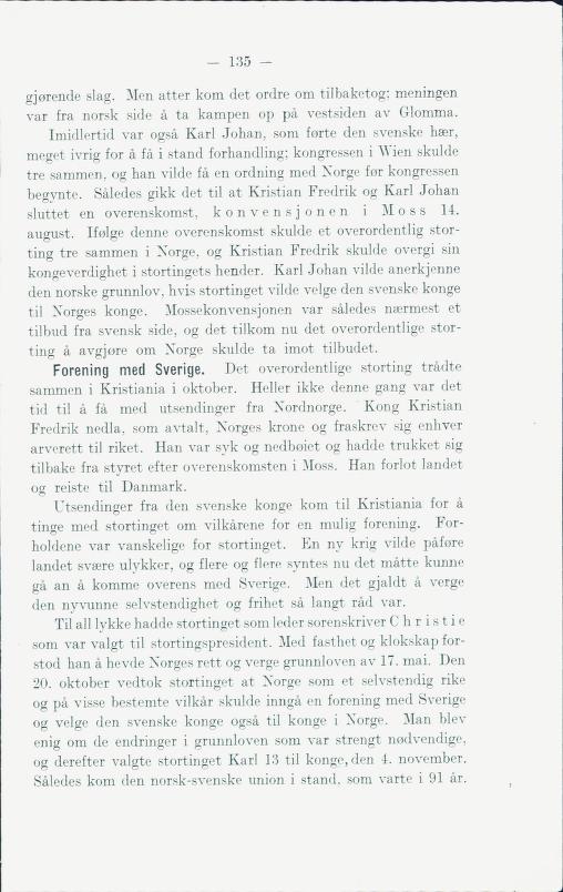 Skann 141 av Norges historie : med viktigere avsnitt av Danmarks og Sveriges historie. For middelskoler og ungdomsskoler (1930)