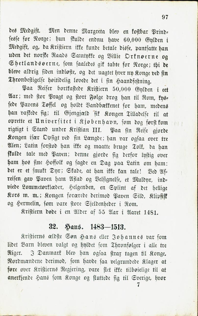 Skann 99 av Norges Historie : Læse- og Lærebog for Almue- og Borgerskoler (1859)