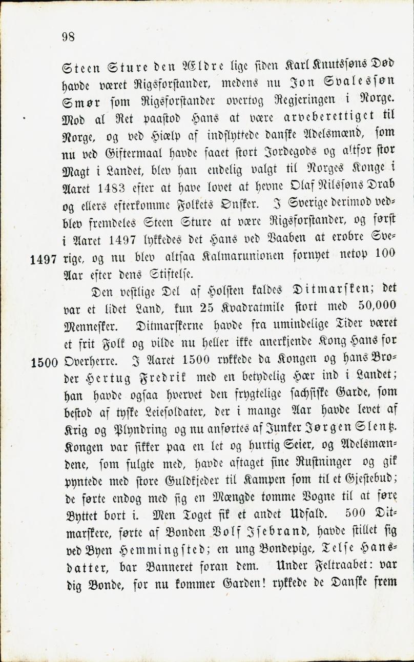 Skann 100 av Norges Historie : Læse- og Lærebog for Almue- og Borgerskoler (1859)