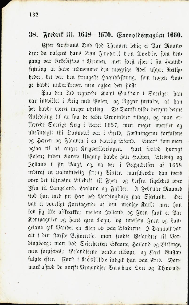 Skann 134 av Norges Historie : Læse- og Lærebog for Almue- og Borgerskoler (1859)