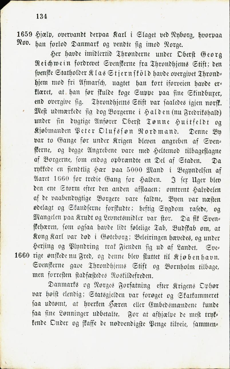 Skann 136 av Norges Historie : Læse- og Lærebog for Almue- og Borgerskoler (1859)