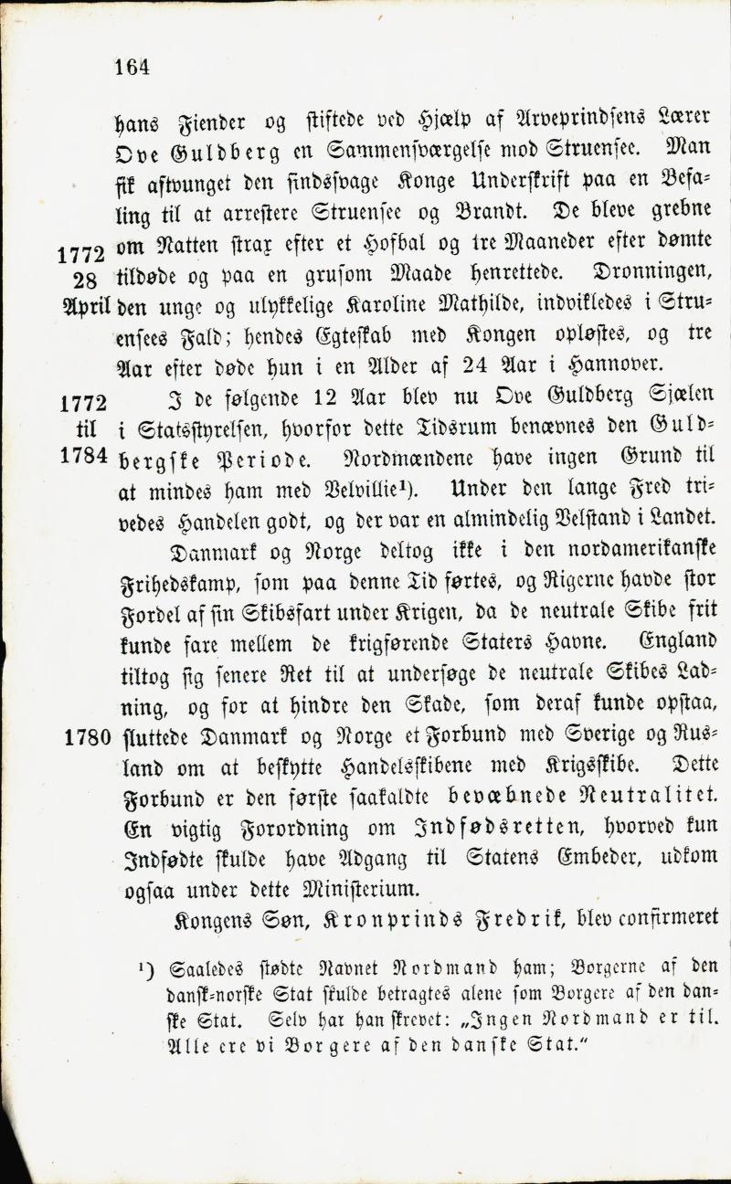 Skann 166 av Norges Historie : Læse- og Lærebog for Almue- og Borgerskoler (1859)