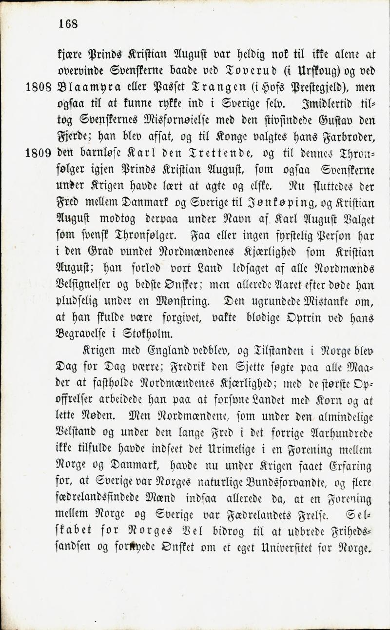 Skann 170 av Norges Historie : Læse- og Lærebog for Almue- og Borgerskoler (1859)
