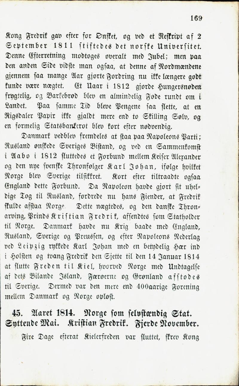 Skann 171 av Norges Historie : Læse- og Lærebog for Almue- og Borgerskoler (1859)
