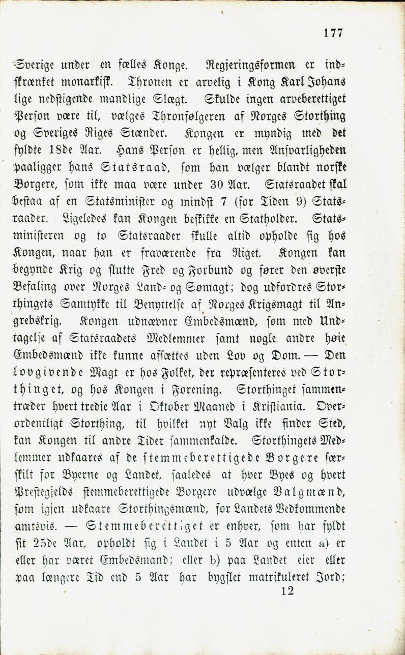 Skann 179 av Norges Historie : Læse- og Lærebog for Almue- og Borgerskoler (1859)