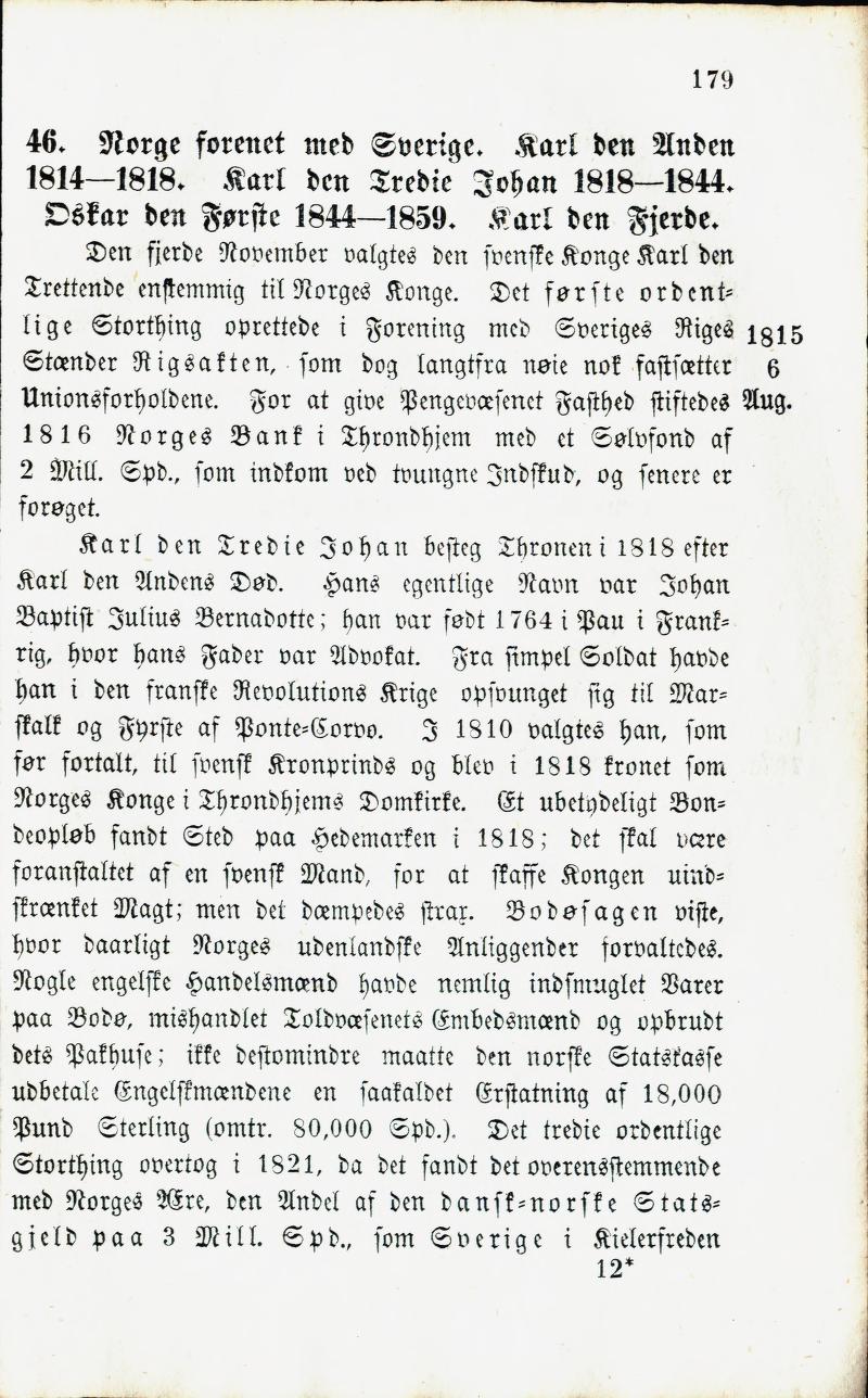 Skann 181 av Norges Historie : Læse- og Lærebog for Almue- og Borgerskoler (1859)