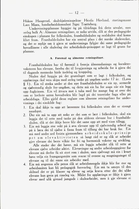 Skann 14 av Framhaldsskulen: lov og plan, 1946