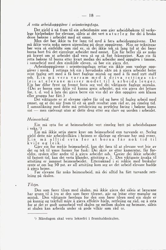 Skann 20 av Framhaldsskulen: lov og plan, 1946
