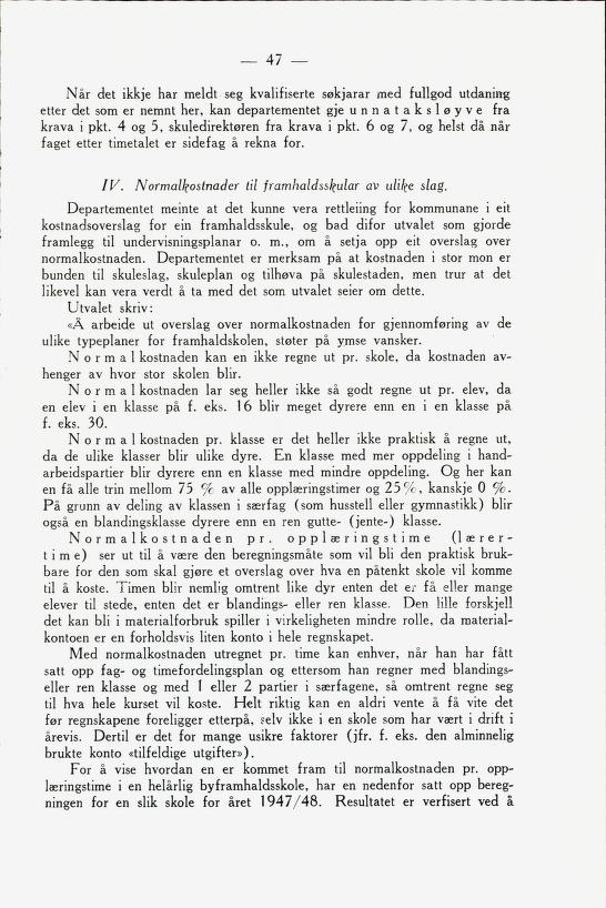 Skann 49 av Framhaldsskulen: lov og plan, 1946