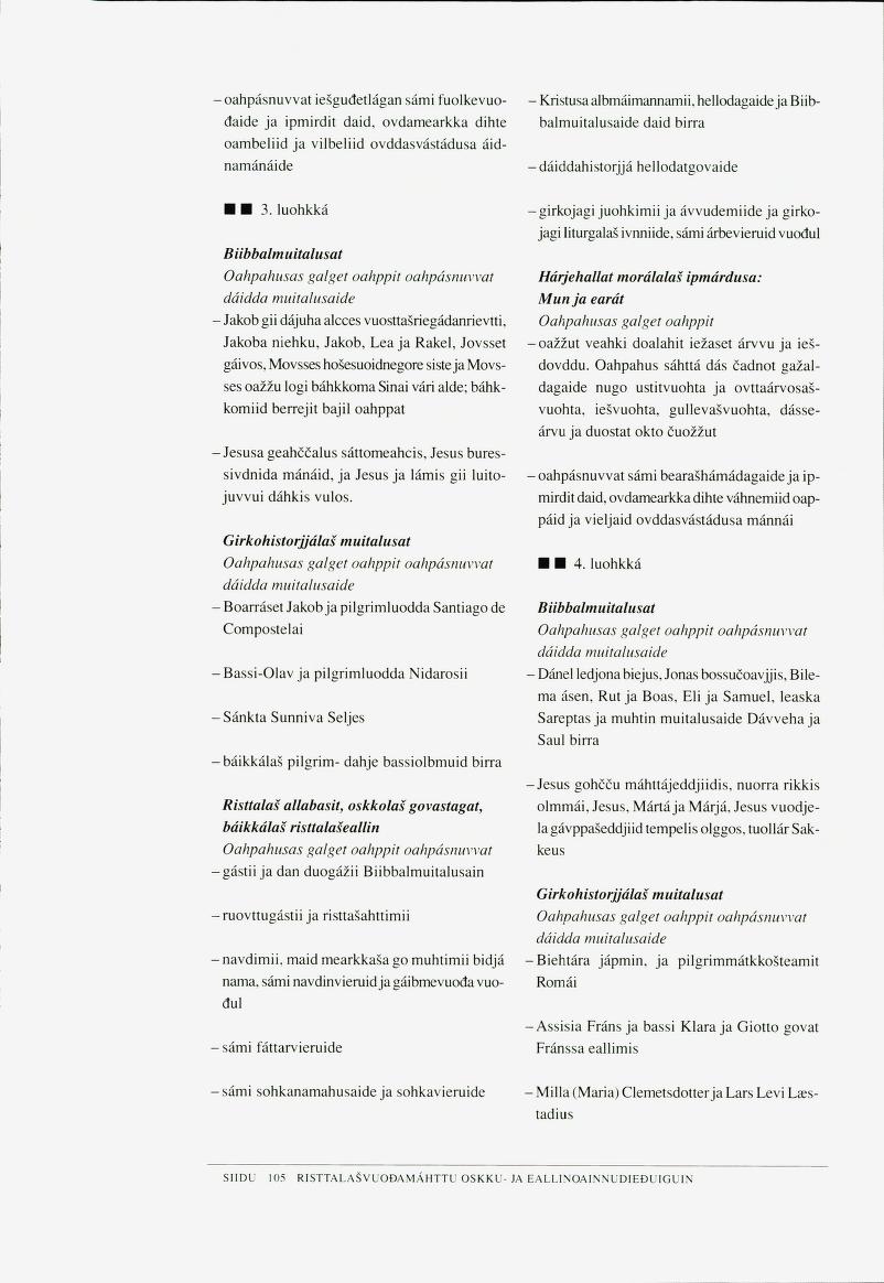 Skann 107 av Det samiske læreplanverket 1997 (L97S)