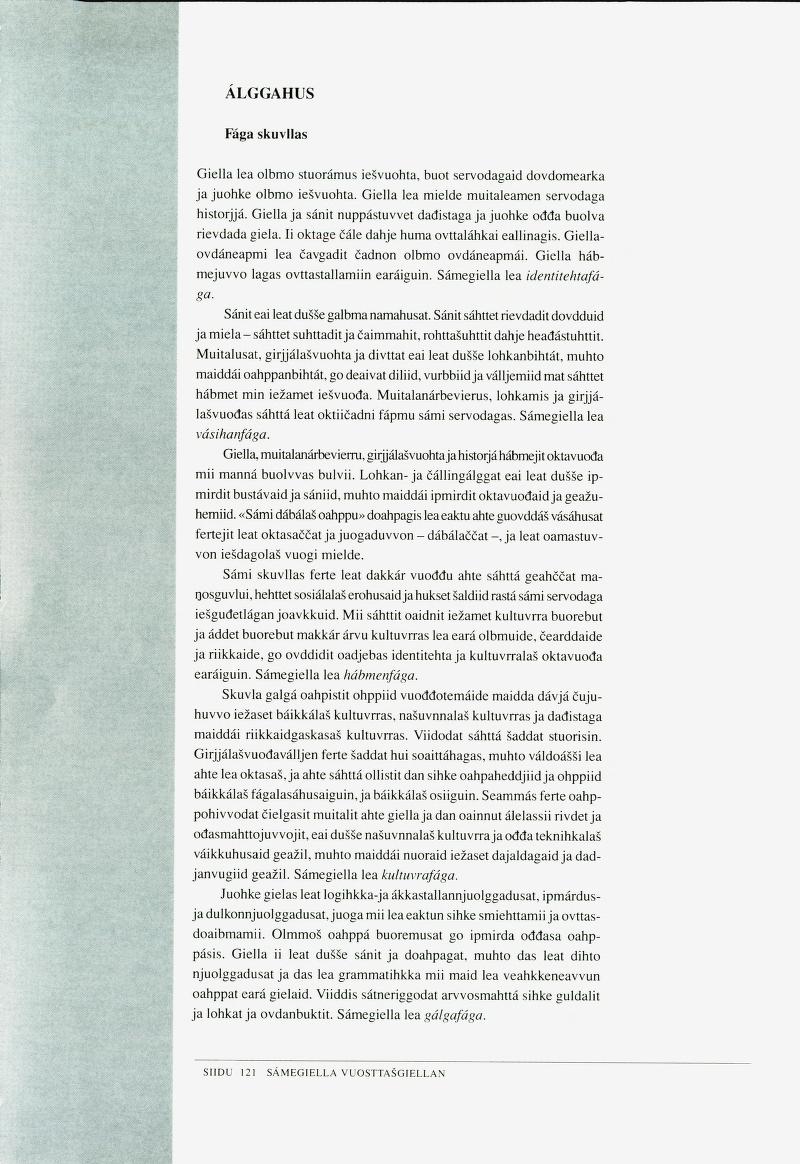 Skann 123 av Det samiske læreplanverket 1997 (L97S)