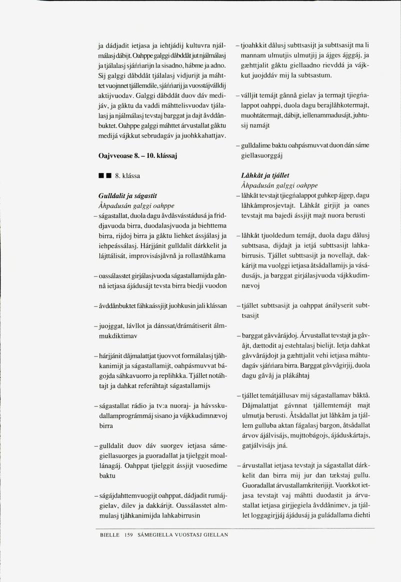 Skann 161 av Det samiske læreplanverket 1997 (L97S)