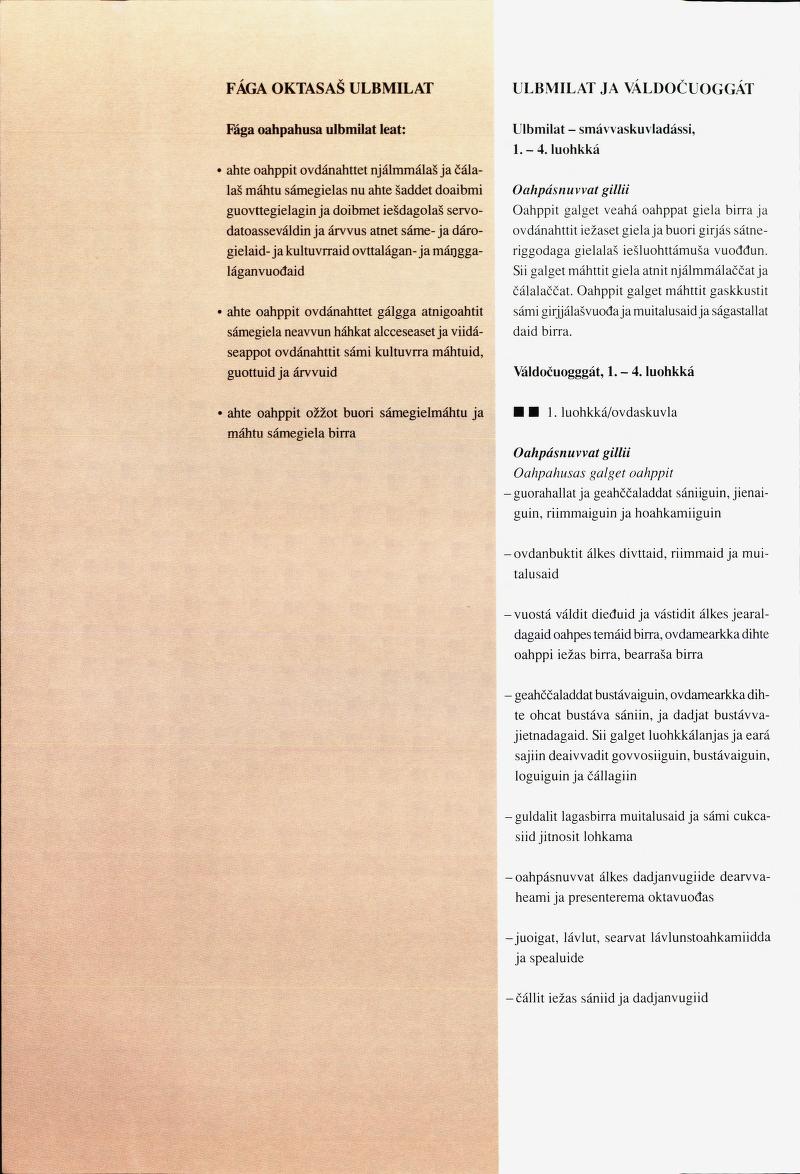 Skann 172 av Det samiske læreplanverket 1997 (L97S)