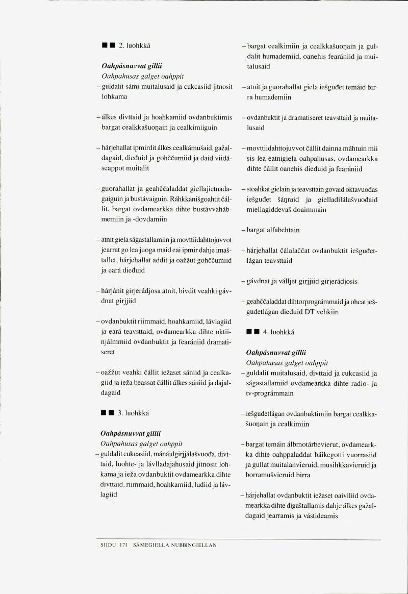 Skann 173 av Det samiske læreplanverket 1997 (L97S)