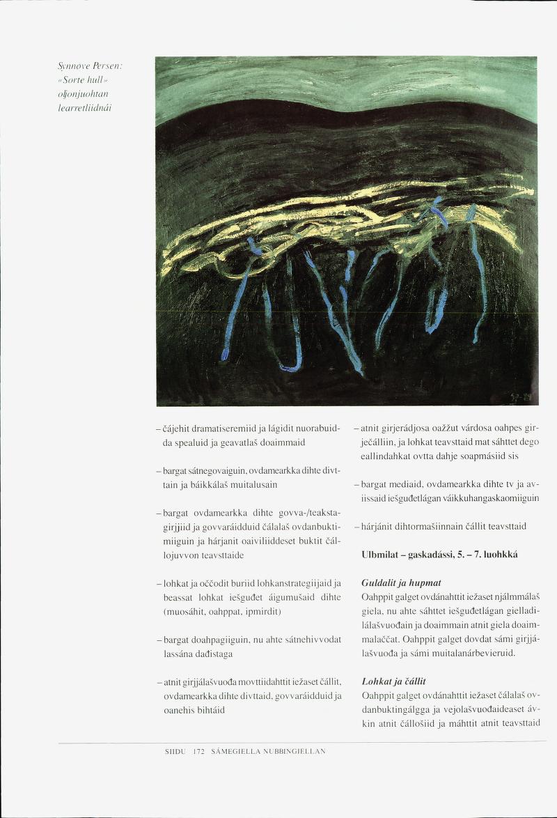 Skann 174 av Det samiske læreplanverket 1997 (L97S)