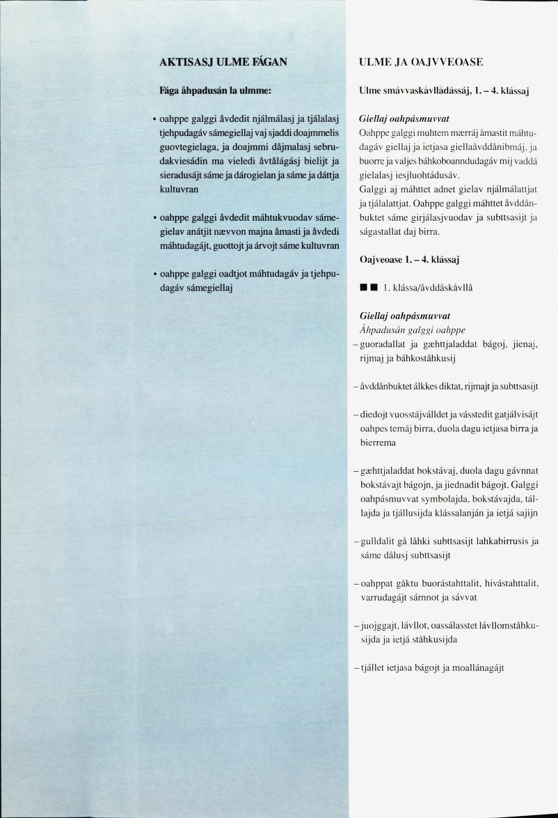 Skann 188 av Det samiske læreplanverket 1997 (L97S)