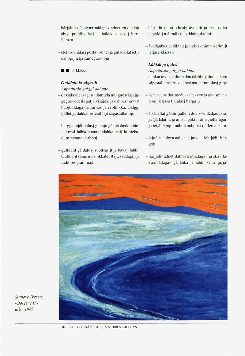 Skann 195 av Det samiske læreplanverket 1997 (L97S)